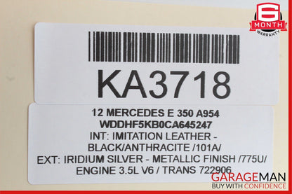 08-18 Mercedes W212 E350 C300 GLK350 Rear Right Side Door Control Module OEM