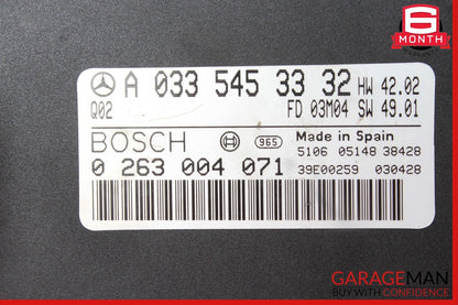 00-06 Mercedes W215 CL55 S500 Parktronic Parking Control Module 0335453332 OEM