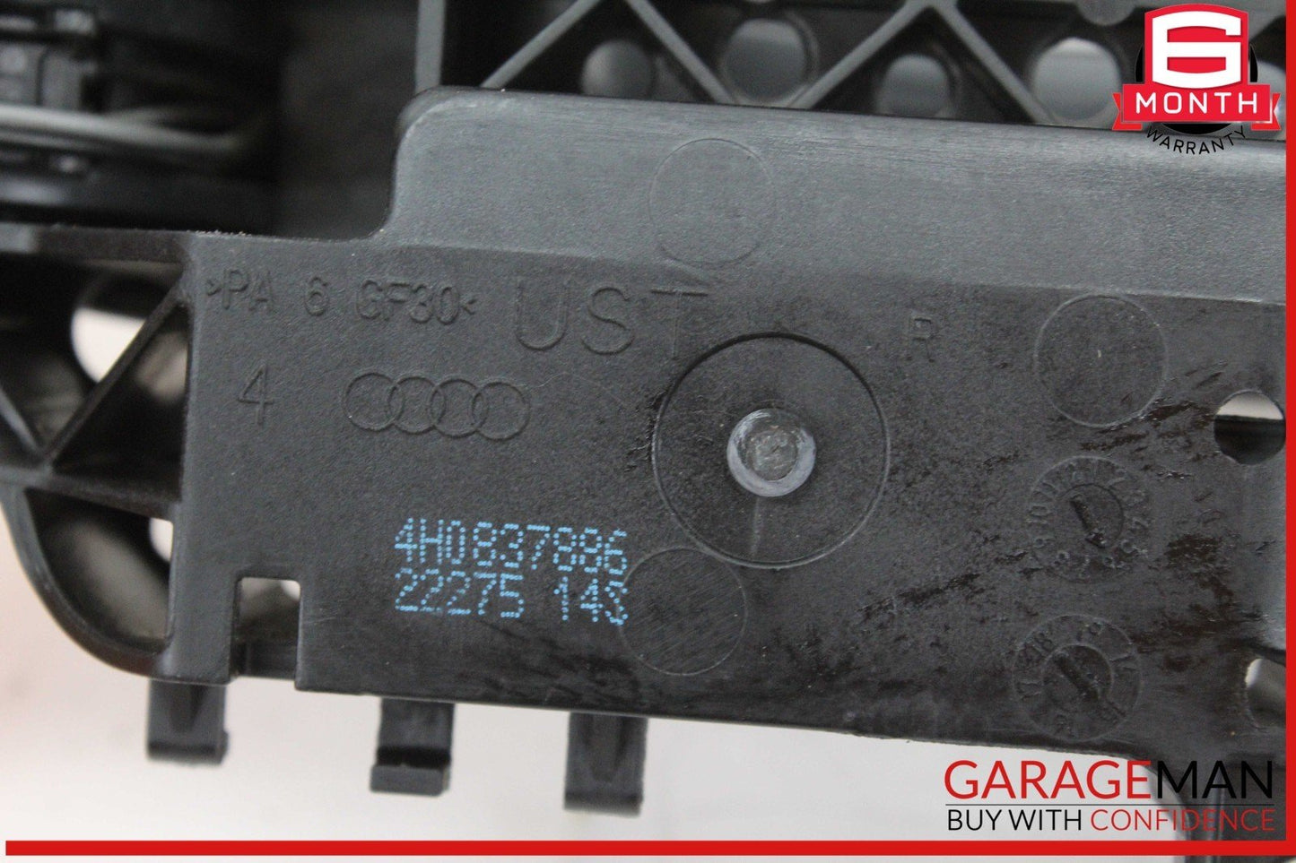 11-18 Audi A8 Front Right Passenger Side Exterior Door Handle Gray 4H0837886 OEM