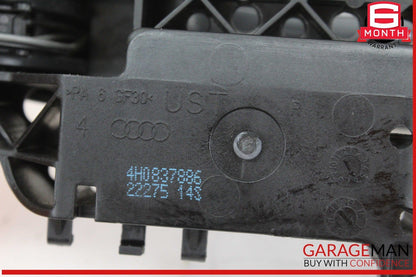 11-18 Audi A8 Front Right Passenger Side Exterior Door Handle Gray 4H0837886 OEM