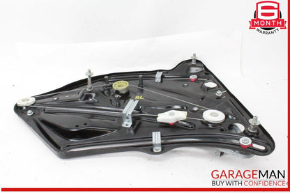 10-16 Mercedes W212 E400 Rear Left Door Window Regulator Frame w/o Motor OEM
