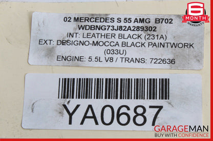 00-06 Mercedes W220 S55 AMG CL600 A/C AC Compressor Air Conditioning Pump OEM