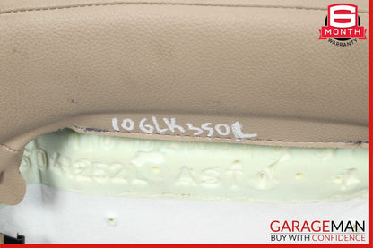 10-15 Mercedes X204 GLK350 Front Left Top Upper Seat Cushion Cover Brown OEM