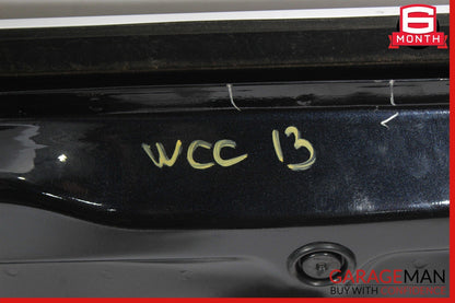 09-17 Volkswagen VW CC Rear Left Side Exterior Door Shell Panel Black OEM