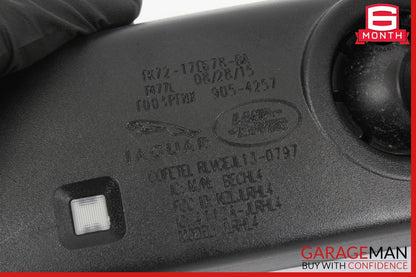 16-20 Jaguar XF Front Upper Windshield Interior Rear View Mirror Black OEM