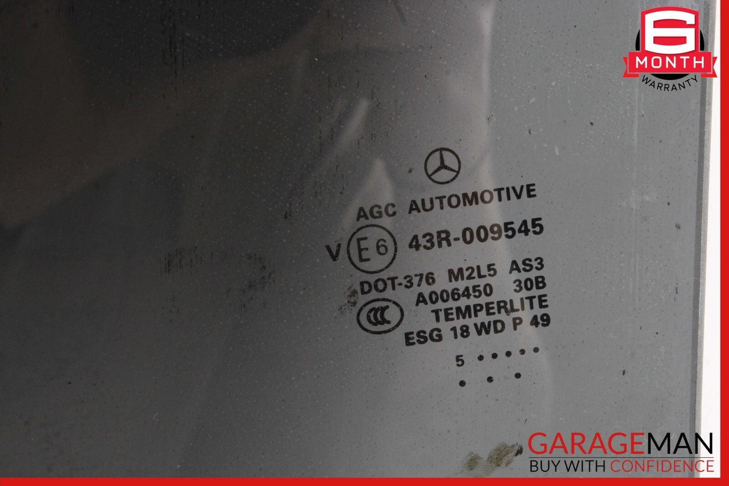 12-19 Mercedes W166 ML400 ML250 Rear Left Side Door Window Auto Glass Tinted OEM
