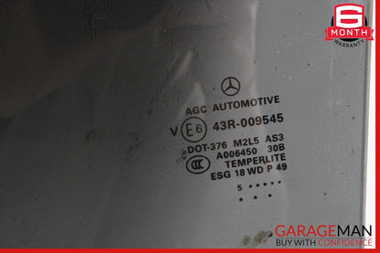 12-19 Mercedes W166 ML400 ML250 Rear Left Side Door Window Auto Glass Tinted OEM