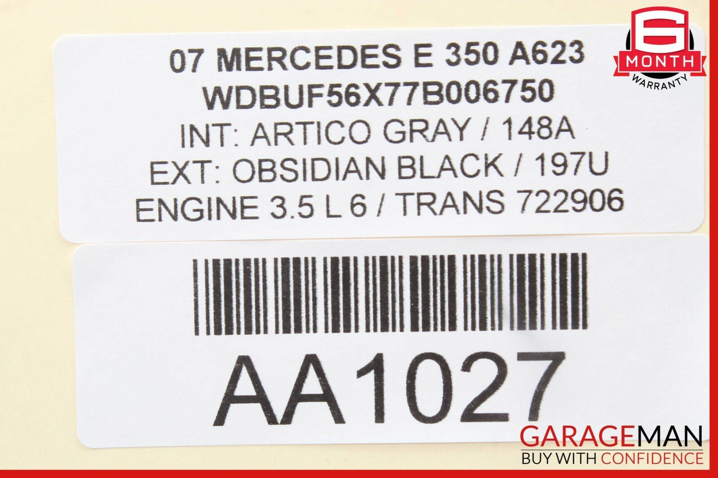 03-09 Mercedes W211 E350 E500 E63 AMG Rear Right Side Door Lock Latch Actuator