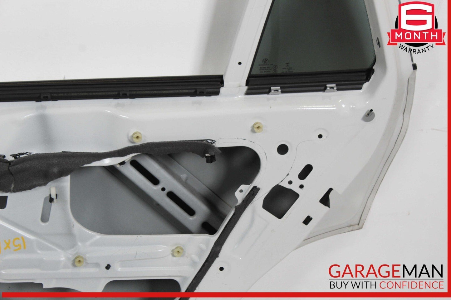 12-15 BMW X1 Rear Right Passenger Side Door Shell White OEM