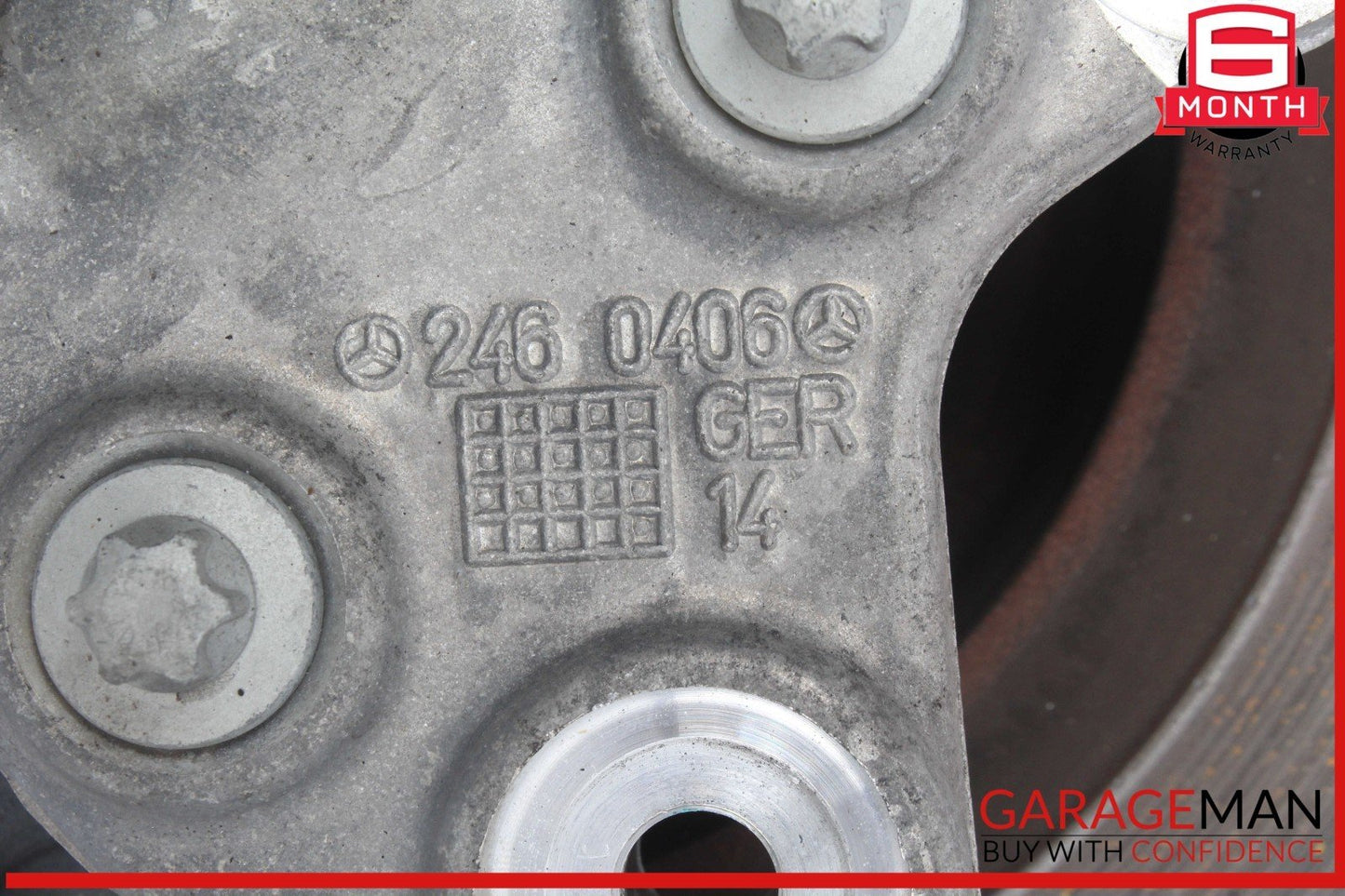 14-19 Mercedes W117 CLA250 Rear Right Side Spindle Knuckle w/ Rotor Disc OEM