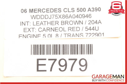05-11 Mercedes CLS500 SLK280 E350 Sirius Satellite Radio Receiver 2408208189 OEM