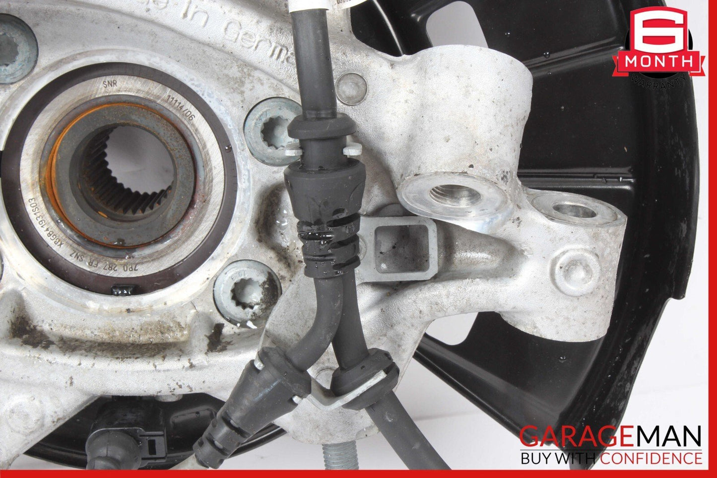 11-17 Porsche Cayenne 958 Rear Left Driver Side Wheel Spindle Knuckle Hub OEM