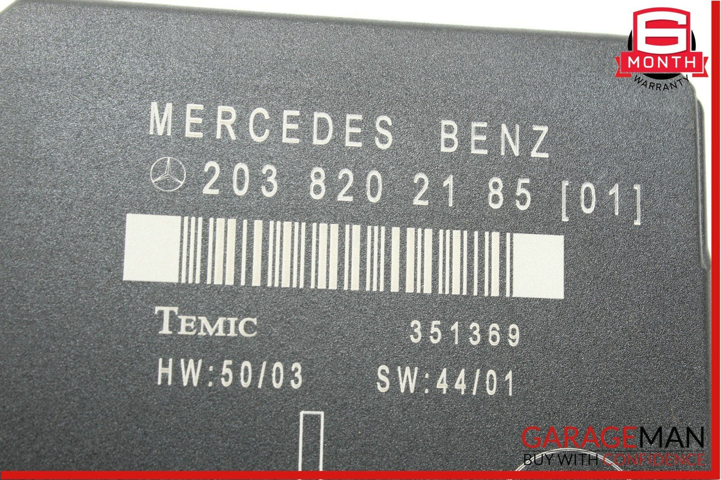 01-07 Mercedes W203 C230 Rear Left Side Door Computer Control Module OEM