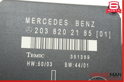 01-07 Mercedes W203 C230 Rear Left Side Door Computer Control Module OEM