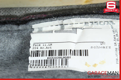 08-14 Mercedes W204 C300 Front Left Driver Side Top Upper Seat Cushion Black