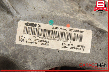 14-24 Maserati Ghibli S Q4 AWD Rear Diff Differential Axle Carrier 670009608 OEM