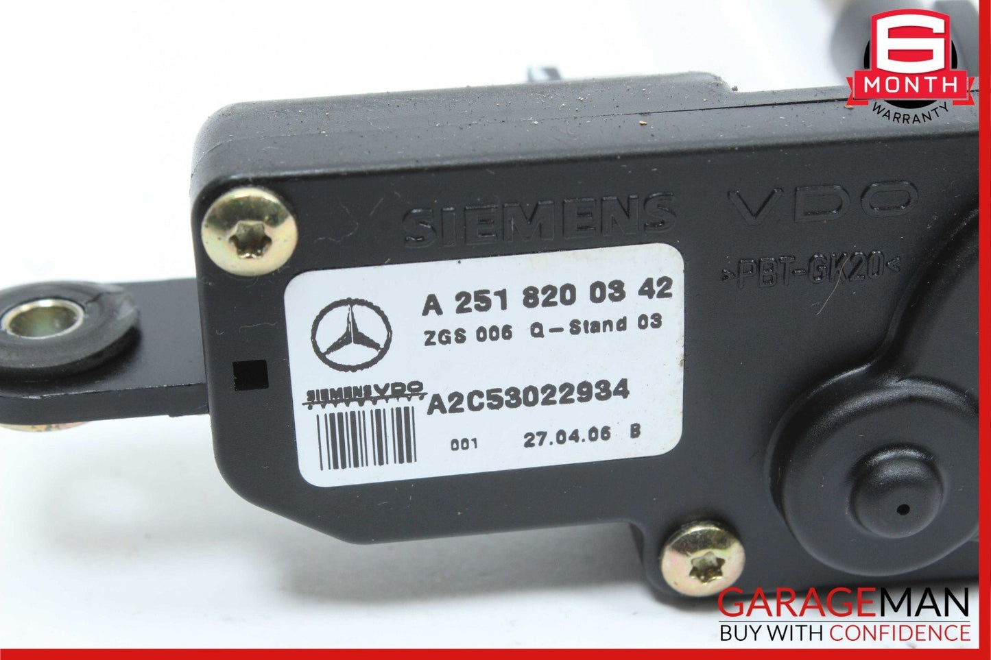 06-12 Mercedes X164 GL450 ML450 ML350 Rear Left Quarter Window Regulator Motor