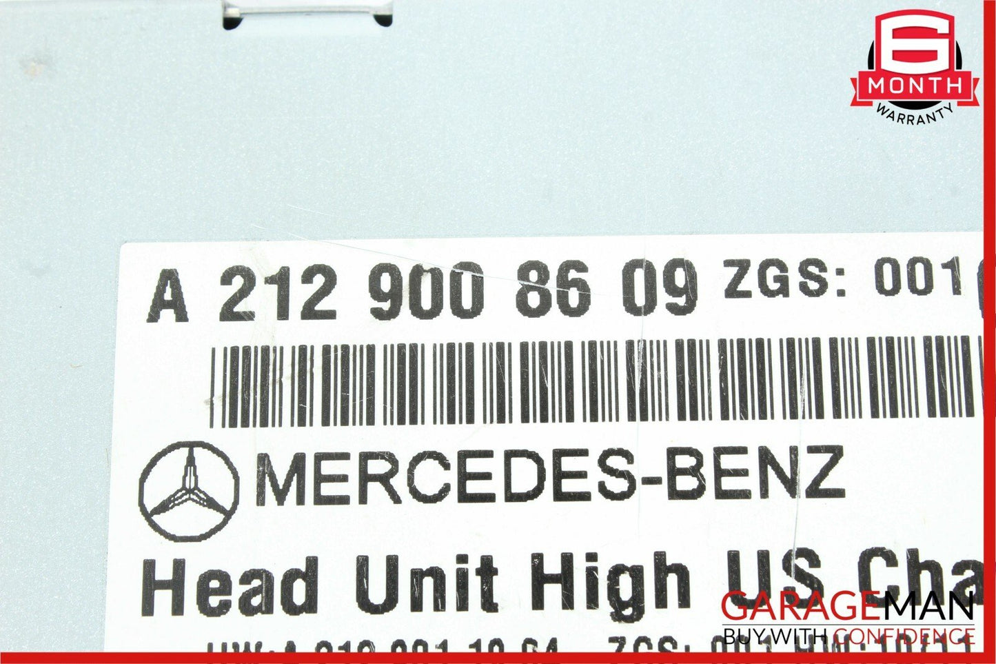 10-11 Mercedes W212 E350 E550 E63 AMG Command Head Unit CD Changer Radio OEM