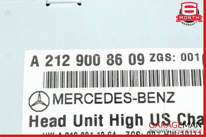 10-11 Mercedes W212 E350 E550 E63 AMG Command Head Unit CD Changer Radio OEM