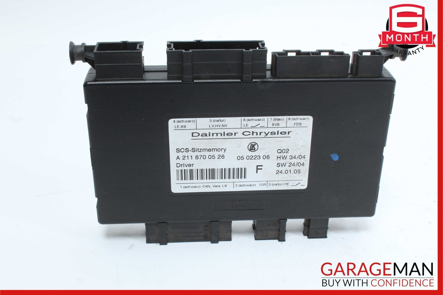 03-12 Mercedes W219 CLS500 GL550 E320 Front Left Seat Control Module Unit OEM