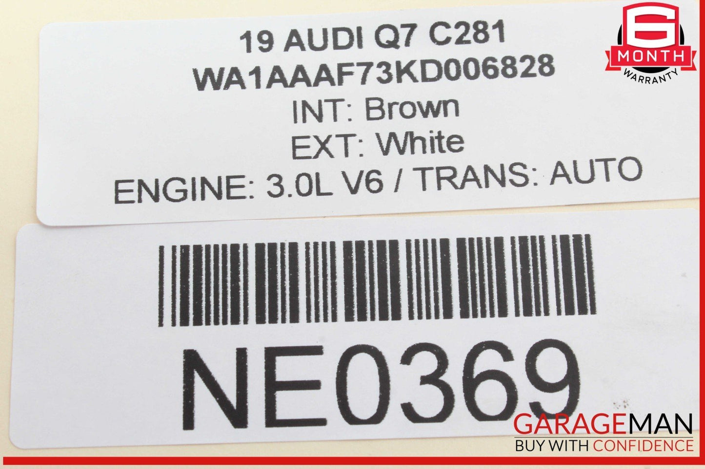 17-24 Audi Q7 Q5 Rear Left / Rear Right Upper Forward Control Arm 4M0505361G OEM