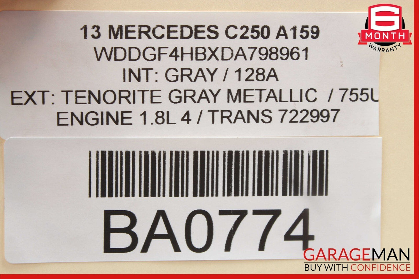 12-14 Mercedes W204 C250 Coupe Front Right Side Door Panel Tweeter Speaker Cover