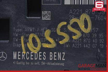 07-14 Mercedes W221 S550 CL550 Trunk Release Remote Open Close Module OEM