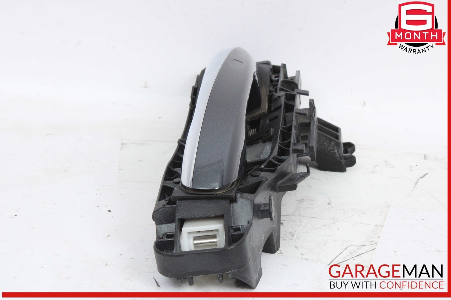 15-20 Mercedes W205 C300 4MATIC Rear Left Side Exterior Door Handle Gray OEM