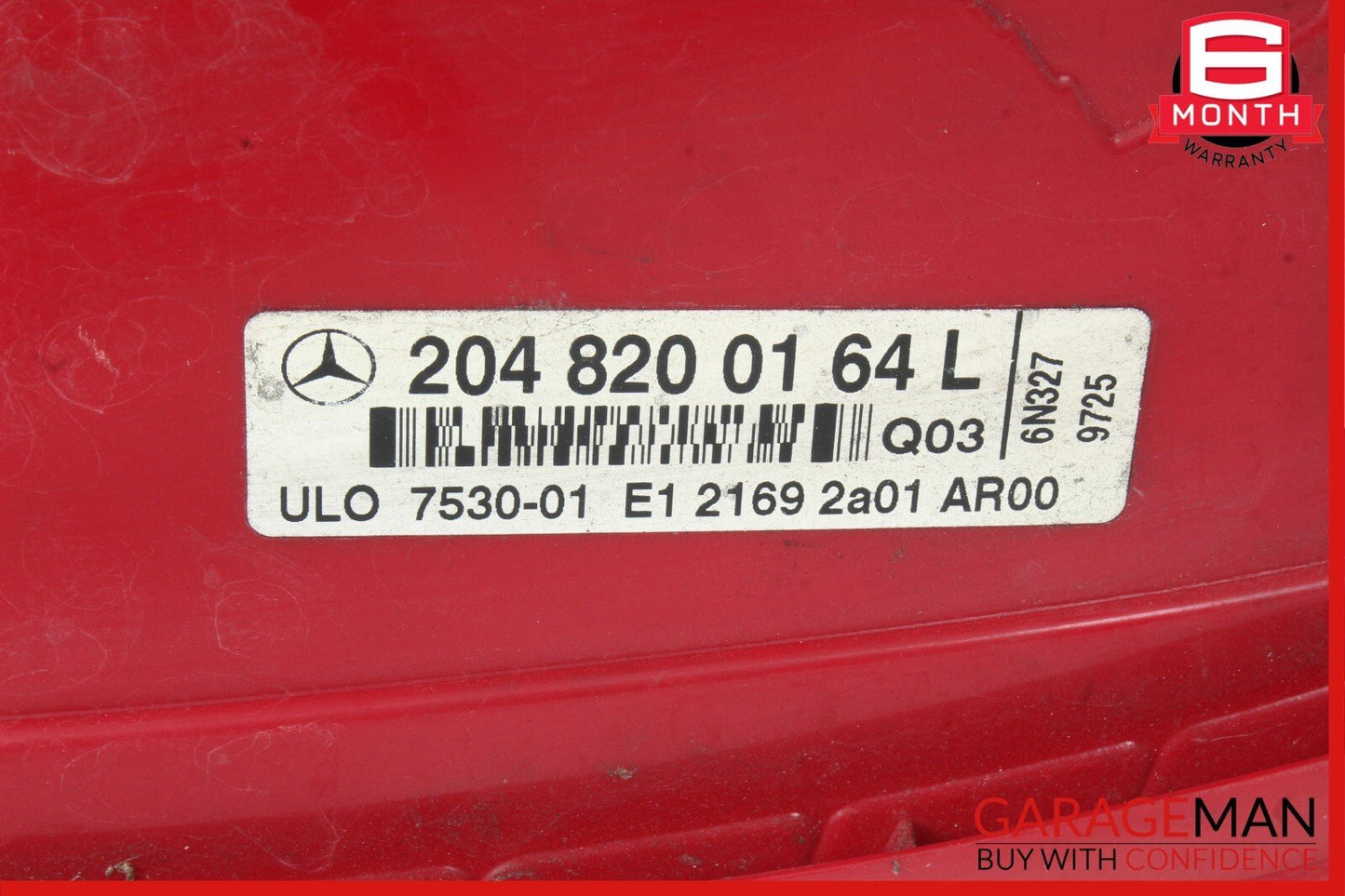 08-11 Mercedes W204 C300 C350 Tail Light Lamp Left Driver Side 2048200164 OEM