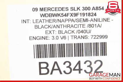 05-11 Mercedes R171 SLK300 SLK280 Front Right Side Door Tweeter Speaker Cover