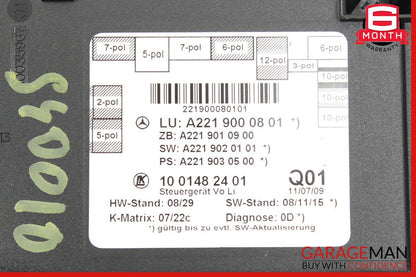 10-13 Mercedes W221 S550 S600 S63 Front Left Door Control Module 2219000801 OEM