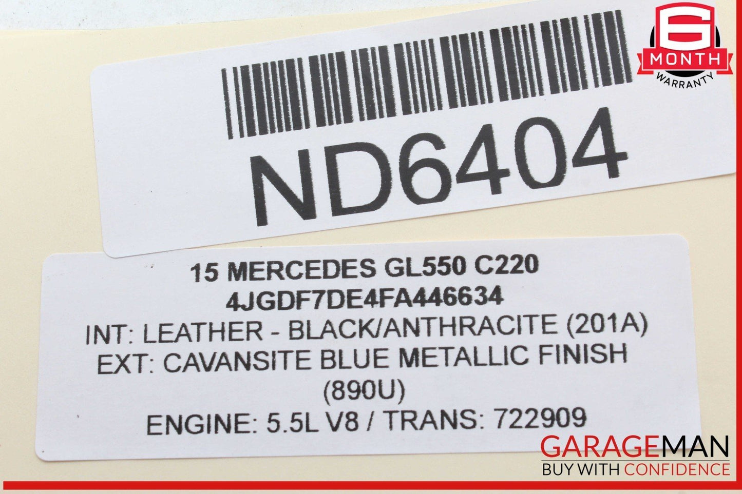 12-19 Mercedes X166 GL550 GL450 Rear Left or Right Upper Lateral Control Arm OEM