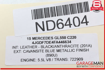 12-19 Mercedes X166 GL550 GL450 Rear Left or Right Upper Lateral Control Arm OEM