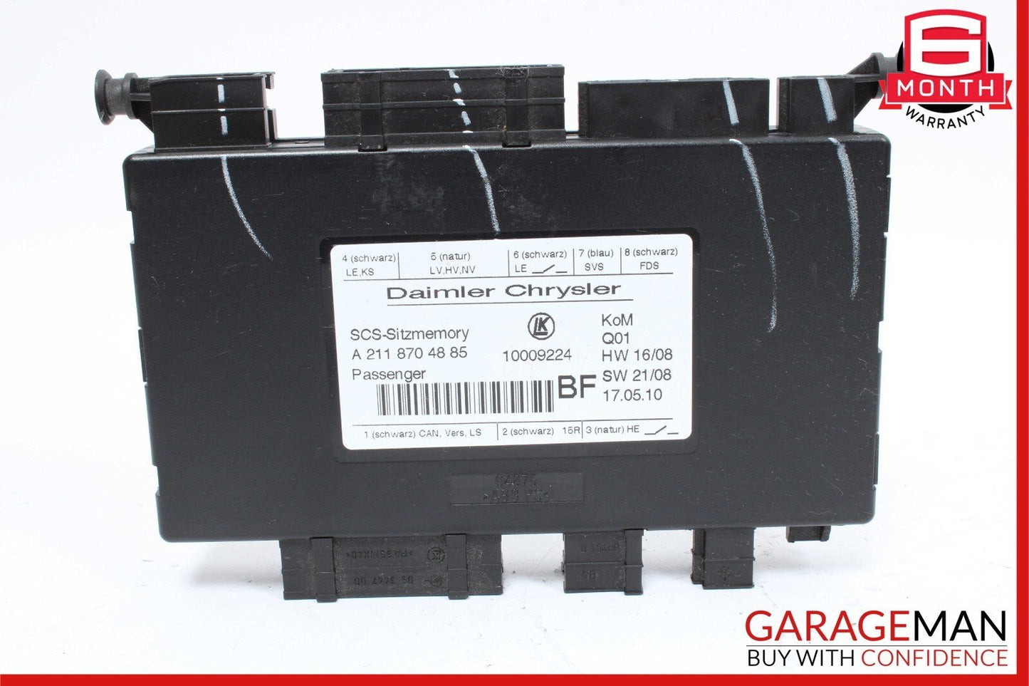 03-12 Mercedes X164 GL450 ML550 Front Right Side Seat Control Module OEM