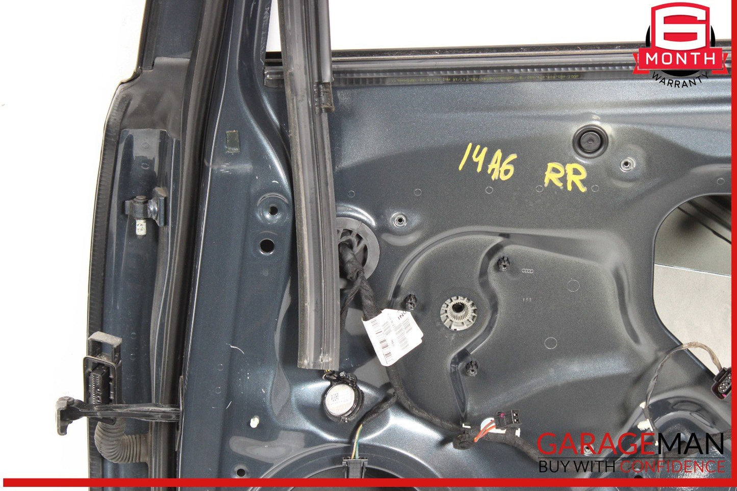 12-18 Audi A6 Rear Right Passenger Side Exterior Door Shell Frame Panel OEM