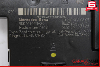 10-11 Mercedes W212 E350 E550 Rear SAM Module Fuse Box Relay 2129060605 OEM