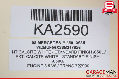 03-09 Mercedes W211 E500 E550 Front Left Driver Side Window Regulator Motor OEM