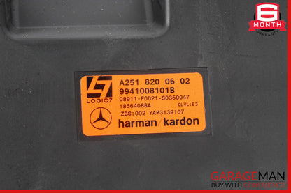 09-13 Mercedes W251 R350 R320 Rear Trunk Subwoofer Speaker 2518200602 OEM