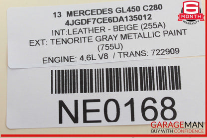 13-19 Mercedes X166 GL450 GLS550 Rear SAM Module Control Unit Signal Acquisition