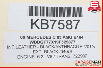 09-12 Mercedes W204 C63 AMG Front Left Side Door Control Module Unit OEM
