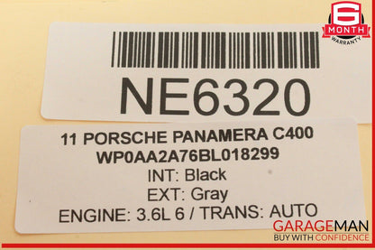 10-16 Porsche Panamera 970 Rear Left or Right Side Seat Belt Seatbelt Black OEM