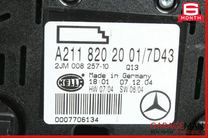 03-11 Mercedes CLS500 E500 Rear Overhead Interior Dome Light Reading Map Gray