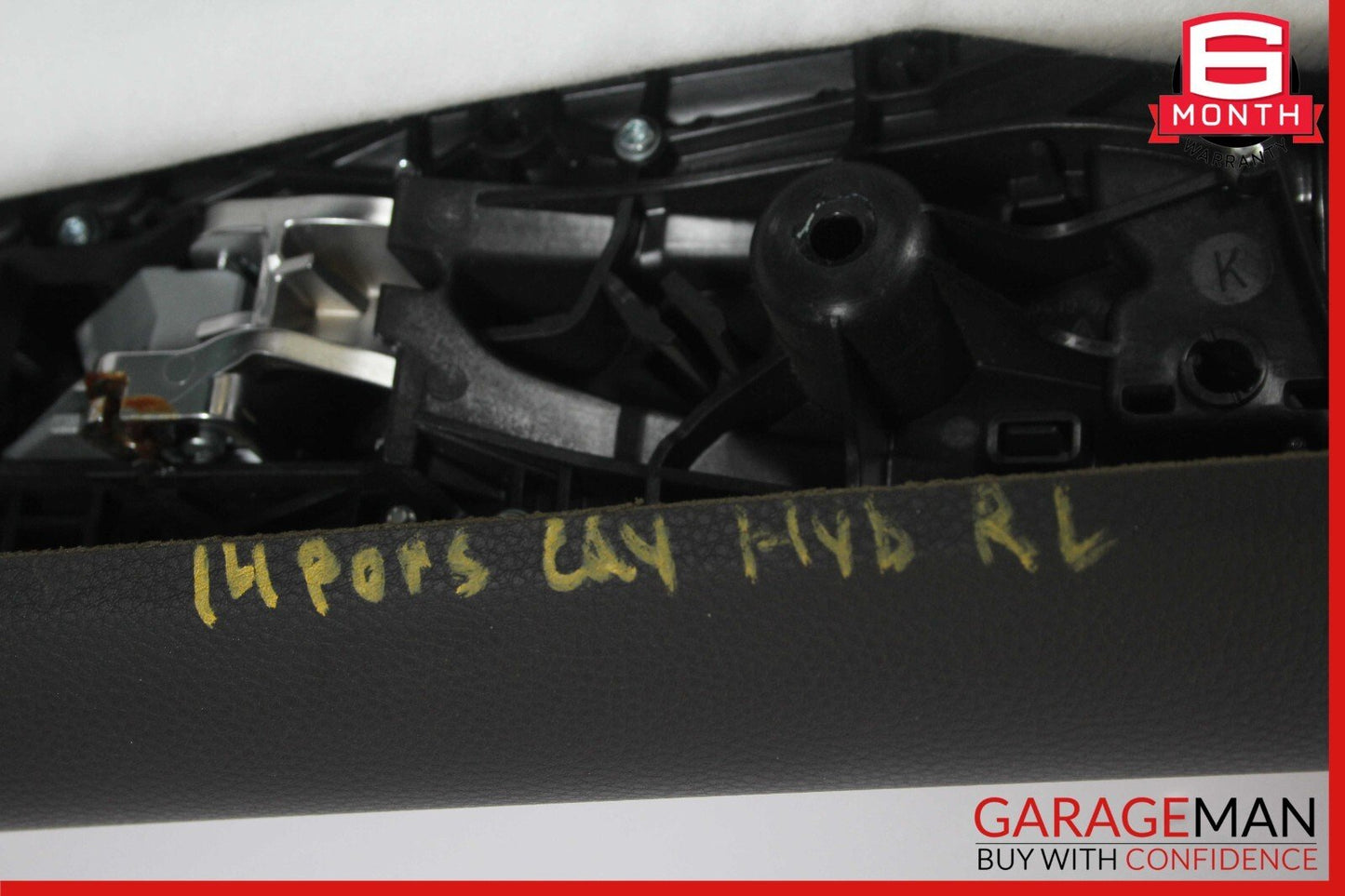 11-18 Porsche Cayenne 958 Rear Left Driver Side Interior Door Panel Assy Black