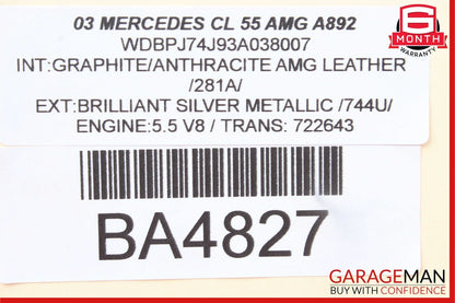 Mercedes W215 CL55 AMG SL500 Seat Belt Seatbelt Tension Sensor 2158600505 OEM