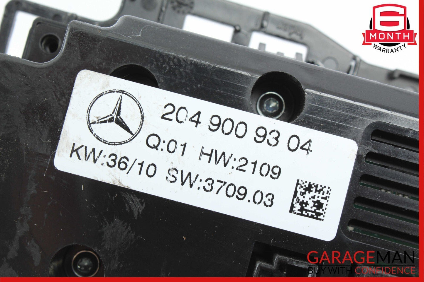08-11 Mercedes W204 C300 A/C Heater Climate Temperature Switch Control Module