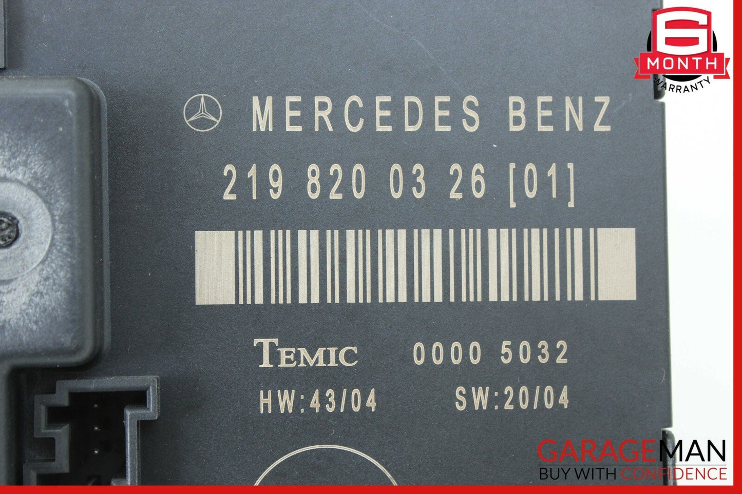 06-11 Mercedes W219 CLS550 CLS55 AMG Rear Right Side Door Control Module OEM