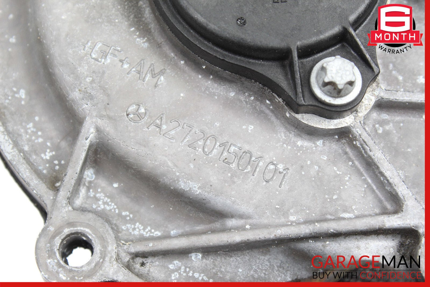 06-13 Mercedes W221 S400 Front Right Engine Timing Chain Cover Plate OEM