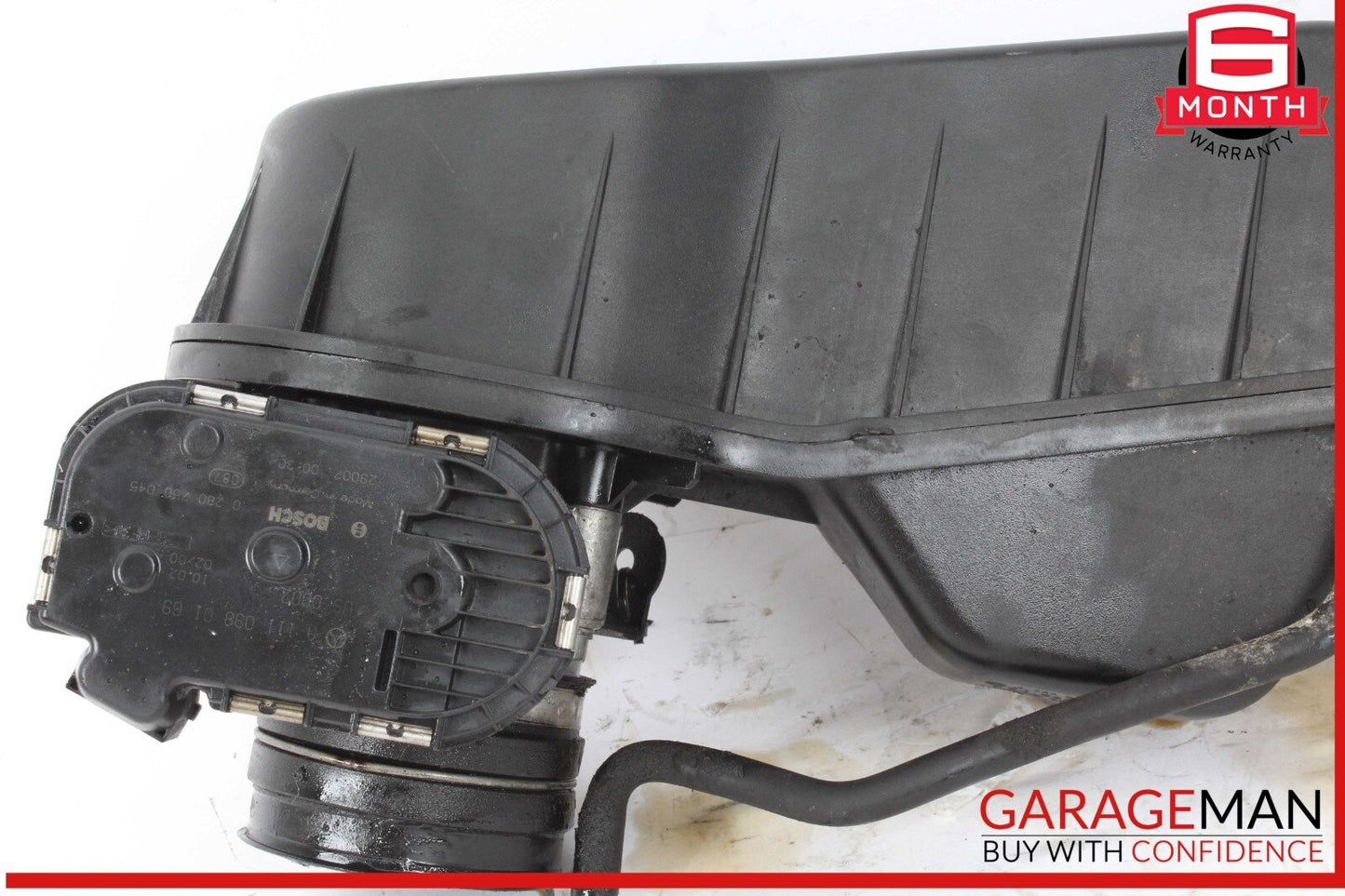 01-04 Mercedes R170 SLK230 Air Cleaner Absorber w/ Throttle Valve Body Assembly