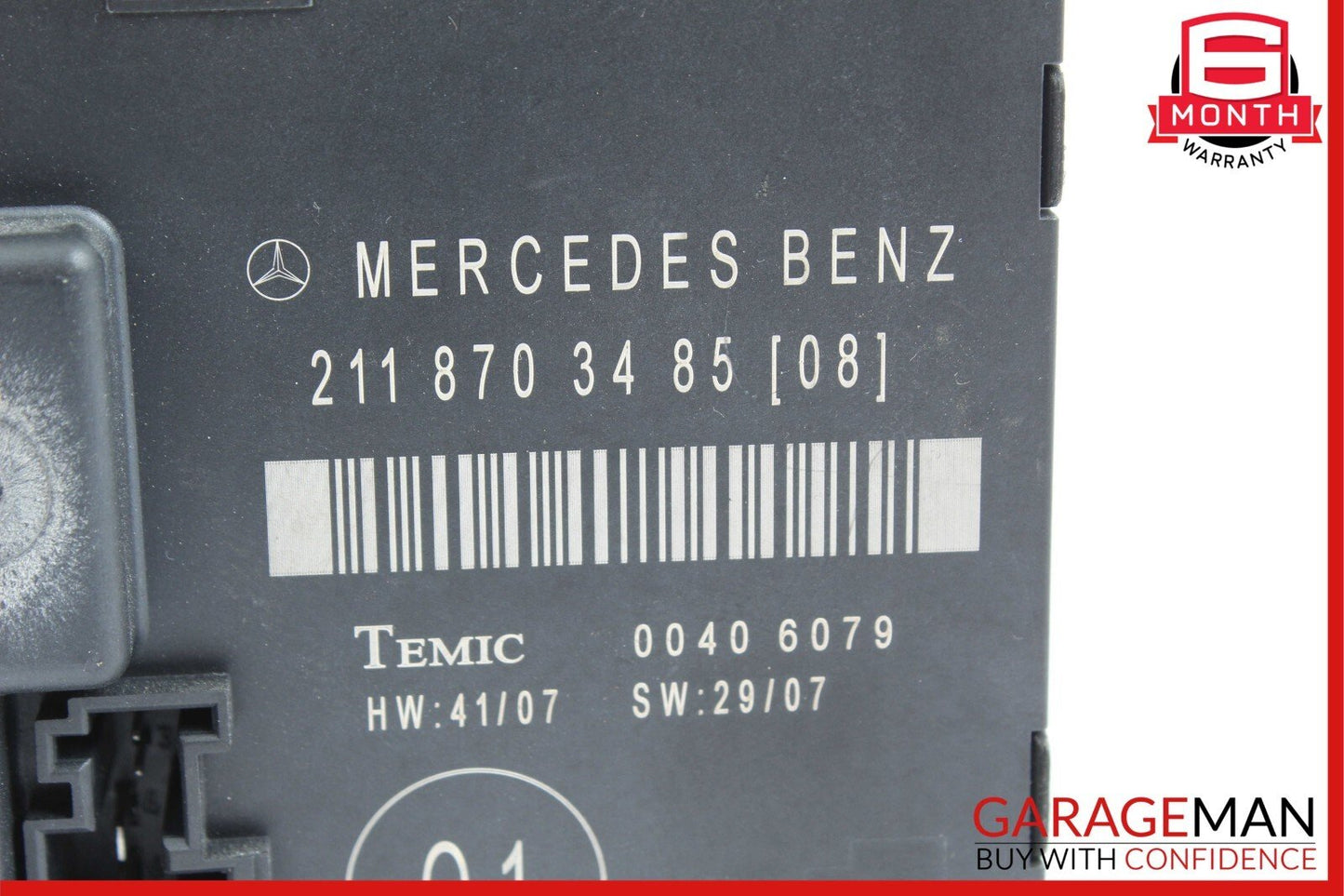 07-09 Mercedes W211 E350 E63 AMG Rear Right Door Control Module 2118703485 OEM