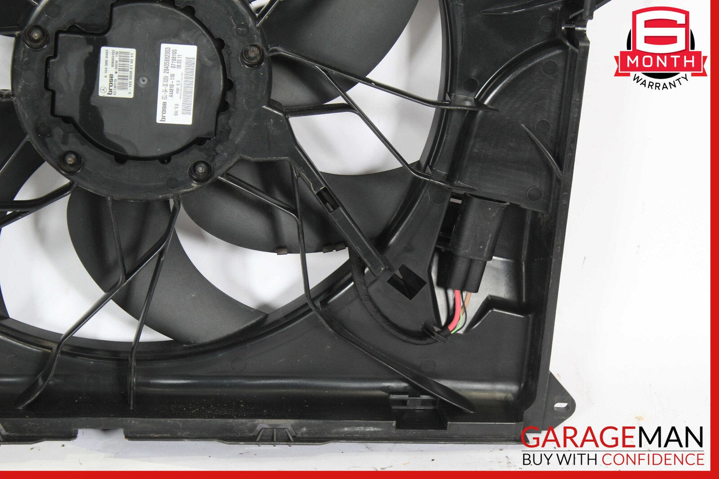 06-13 Mercedes W251 R500 ML350 Engine Cooling Fan Motor Assembly OEM